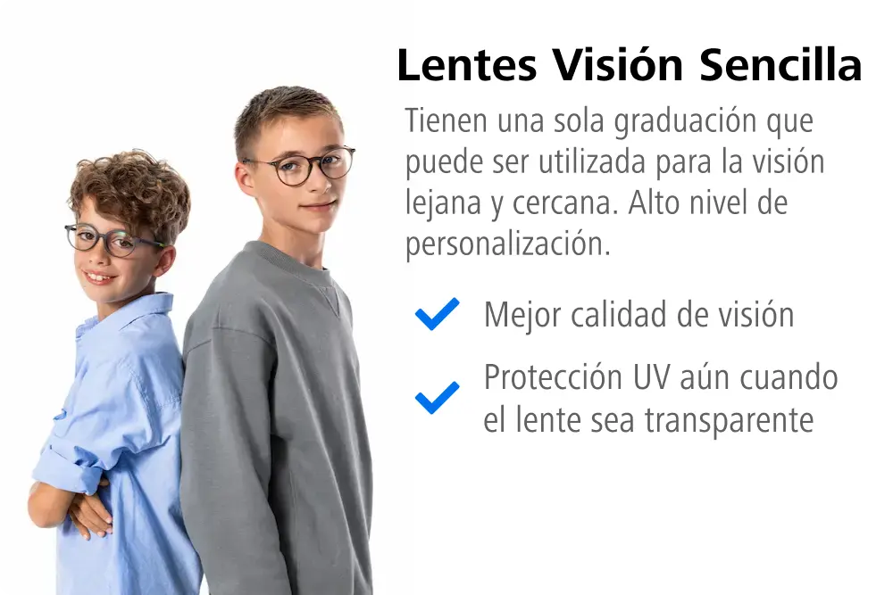 ZEISS Vision Center - Lentes de visión sencilla con graduación única para visión cercana y lejana, ofreciendo alta personalización y protección UV. Calidad óptima en lentes ZEISS.